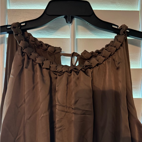 NWT Million Colors Elegant Brown Dress - Picture 2 of 7